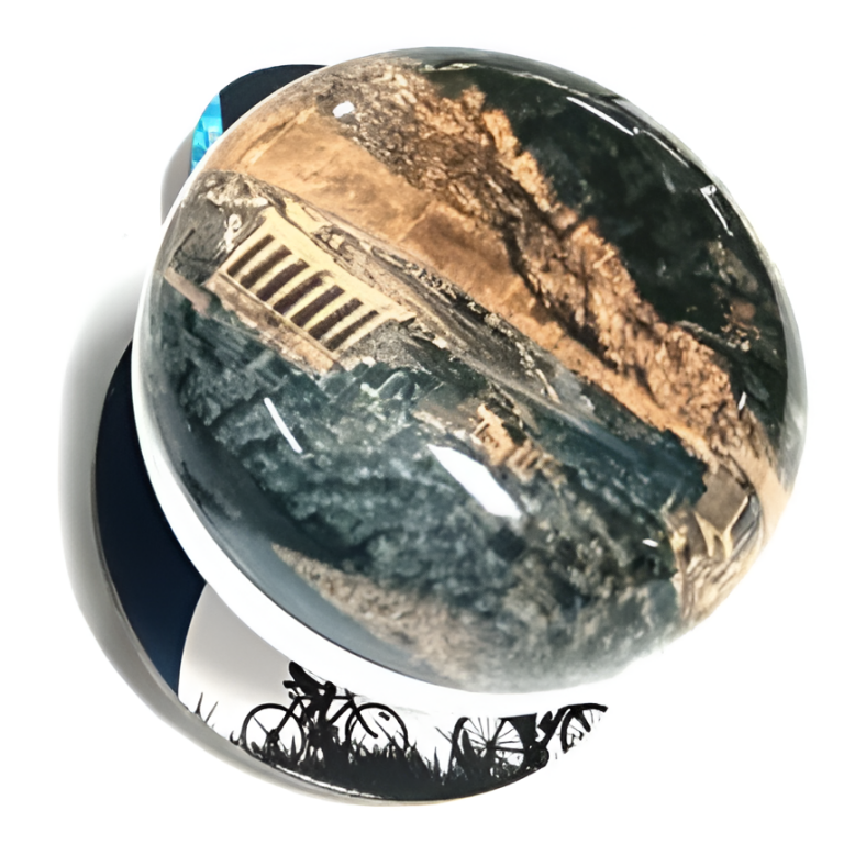 Κουδούνι Ποδηλάτου 80mm με Σχέδιο Ακρόπολη 37705