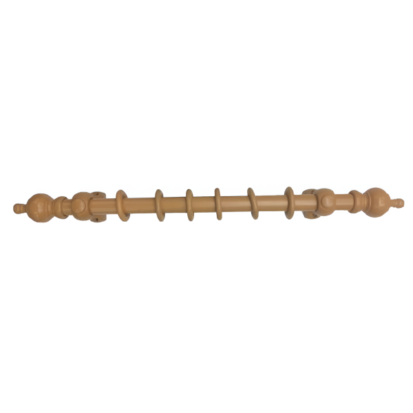 Κουρτινόξυλο Βέργα Ξύλινο Μπεζ Φ28 120cm 32945