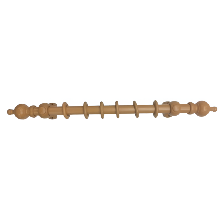 Κουρτινόξυλο Βέργα Ξύλινο Μπεζ Φ28 120cm 32945