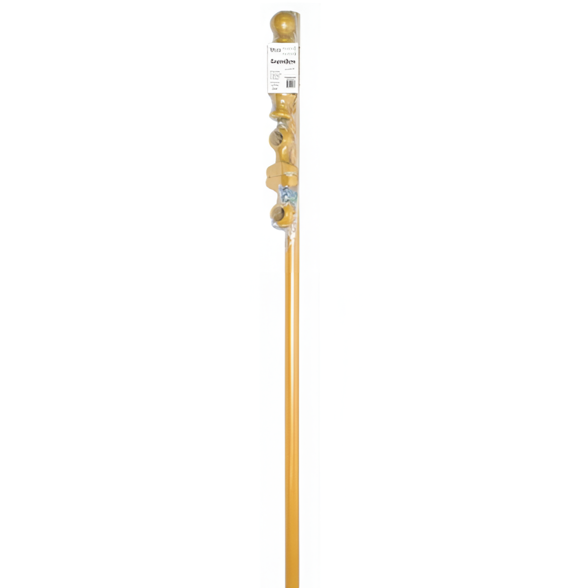 Κουρτινόξυλο Βέργα Ξύλινο Μπεζ Φ28 120cm 32945