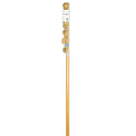 Κουρτινόξυλο Βέργα Ξύλινο Μπεζ Φ28 120cm 32945