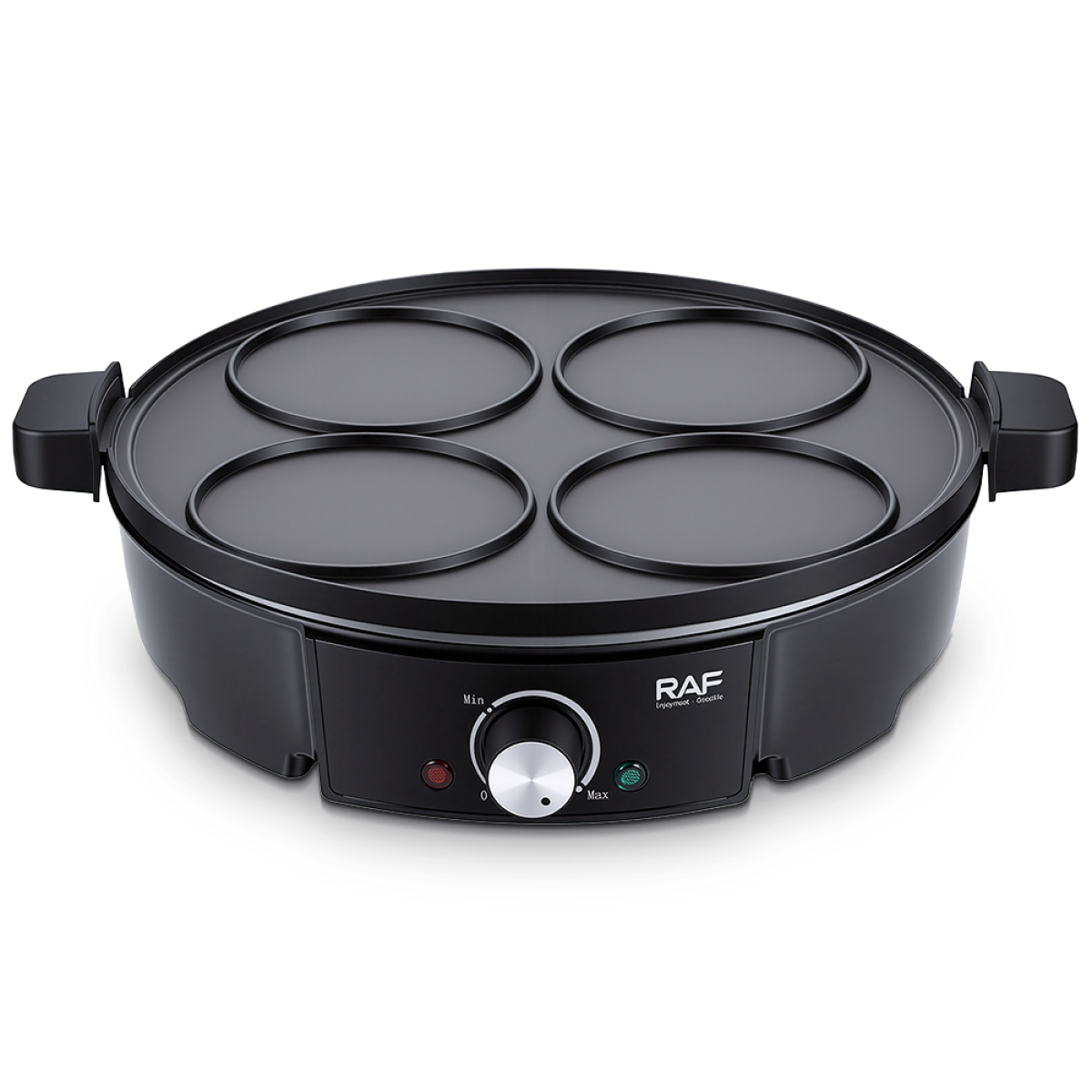 Κρεπιέρα 1200W με Αντικολλητική Επιφάνεια 30cm, Ρυθμιζόμενη Θερμοκρασία & Αυτόματο Θερμοστάτη RAF R.8629 - Image 3