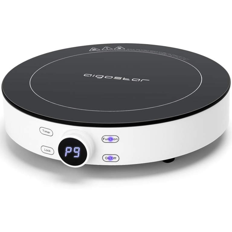 Κυκλική Επαγωγική Εστία 2000W με Touch Control & 9 Επίπεδα Ισχύος Aigostar