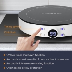 Κυκλική Επαγωγική Εστία 2000W με Touch Control & 9 Επίπεδα Ισχύος Aigostar - Image 8