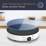 Κυκλική Επαγωγική Εστία 2000W με Touch Control & 9 Επίπεδα Ισχύος Aigostar - Image 6