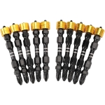 Μαγνητικές Διπλές Μύτες Phillips 1/4" Hex για Δραπανοκατσάβιδο Σετ 10 Τεμαχίων