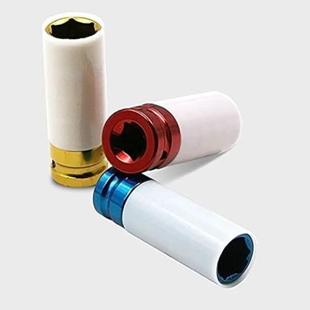 Μακριά Κρουστικά Καρυδάκια Τροχών 1/2″ 17-19-21mm με Προστατευτική Επένδυση Σετ 3 Τεμαχίων - Image 5