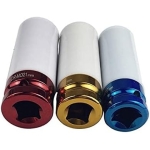 Μακριά Κρουστικά Καρυδάκια Τροχών 1/2″ 17-19-21mm με Προστατευτική Επένδυση Σετ 3 Τεμαχίων - Image 4
