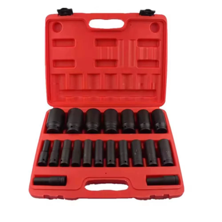 Μακριά Πολύγωνα Καρυδάκια Αέρος 1/2" 10-38mm σε Κασετίνα Σετ 20 Τεμαχίων