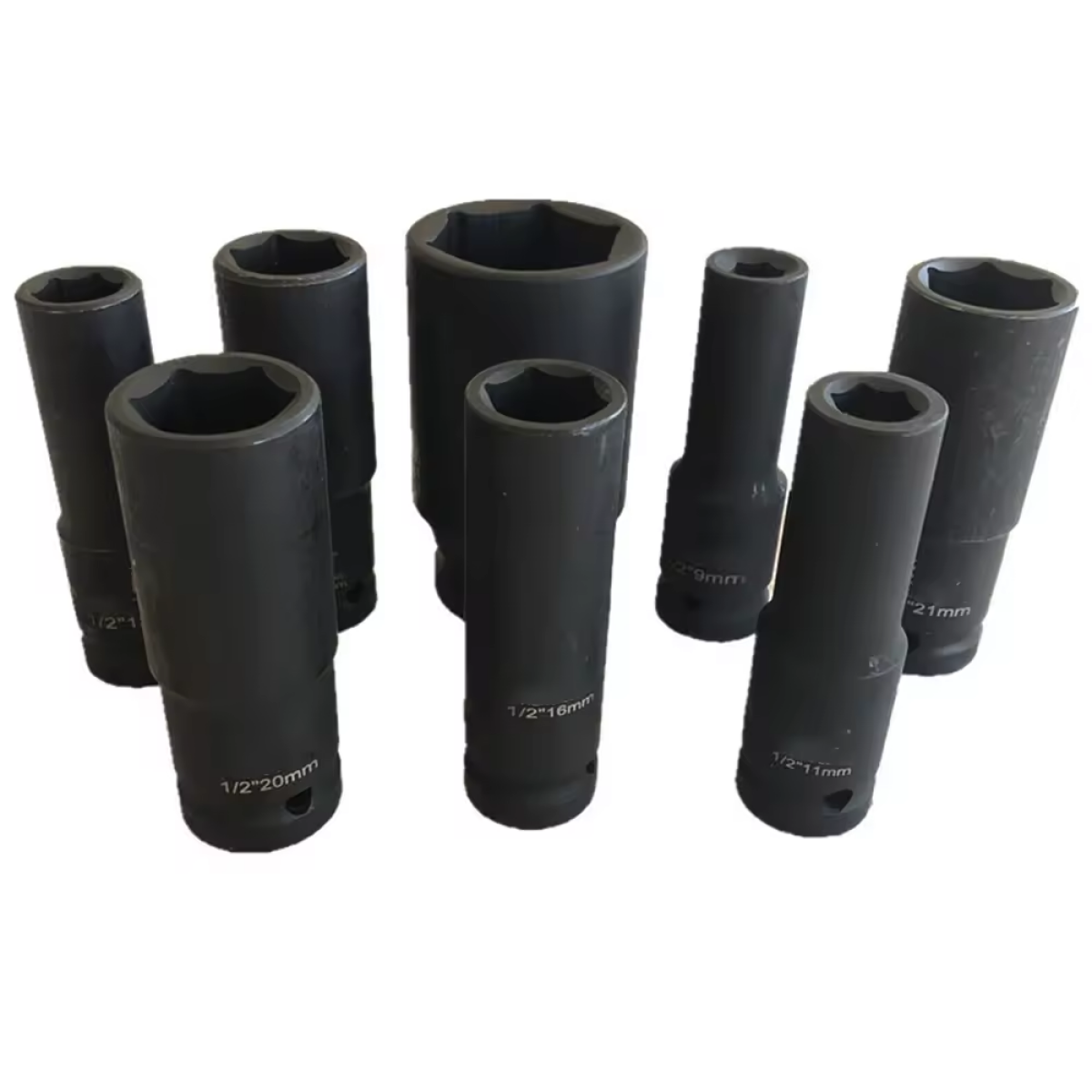 Μακριά Πολύγωνα Καρυδάκια Αέρος 1/2" 10-38mm σε Κασετίνα Σετ 20 Τεμαχίων - Image 2