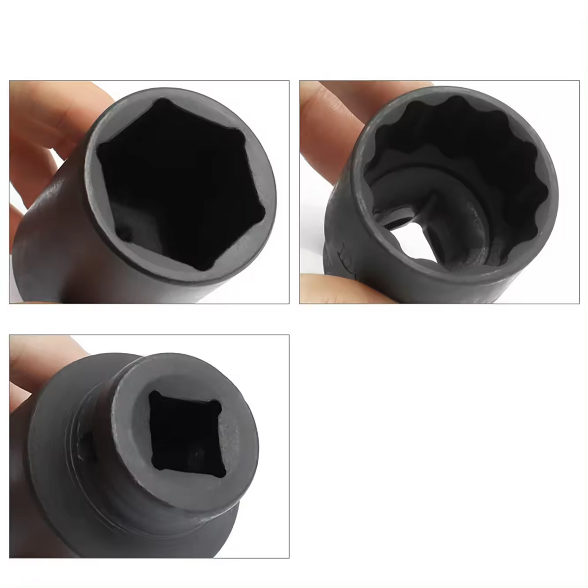 Μακριά Πολύγωνα Καρυδάκια Αέρος 1/2" 10-38mm σε Κασετίνα Σετ 20 Τεμαχίων - Image 3