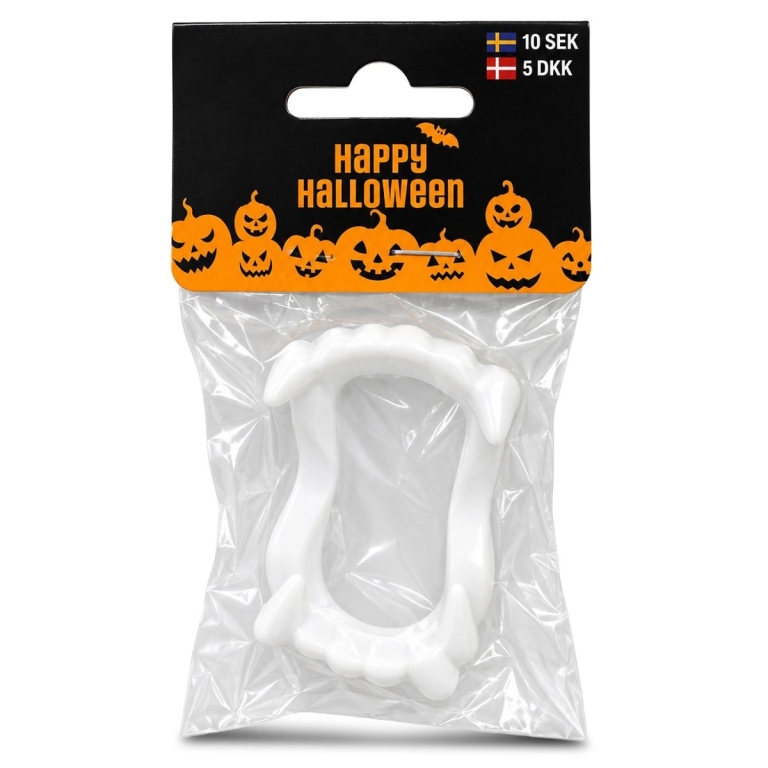 Μασέλα Δράκουλα με Κυνόδοντες για Halloween 7x4,5cm Carnavalista 232755