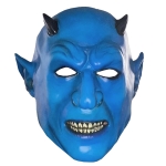 Μάσκα Μπλε Δαίμονας Latex Carnavalista 232631