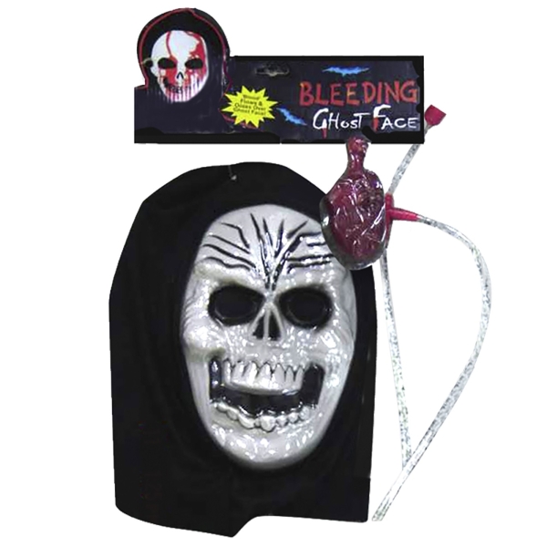 Μάσκα Ghost Face Ενήλικα Πετά Αίμα Carnavalista 2367