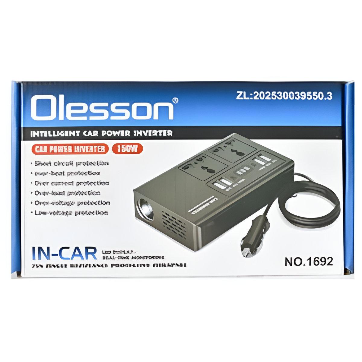 Μετατροπέας Ρεύματος Αυτοκινήτου 12V σε 220V 200W με USB, Type-C & 2 Πρίζες 39980