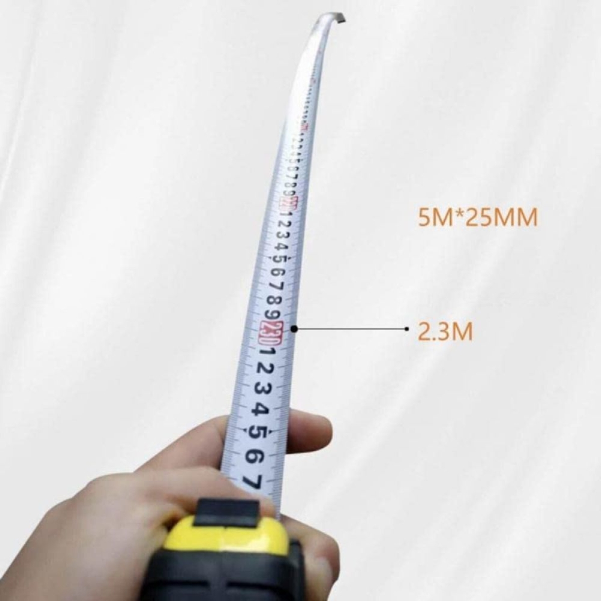Μετροταινία 5m x 25mm με Αυτόματο Κλείδωμα