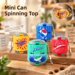 Mini Fidget Spinner Anti Stress σε Σχήμα Κουτάκι Αναψυκτικού με Μπρελόκ - Image 4