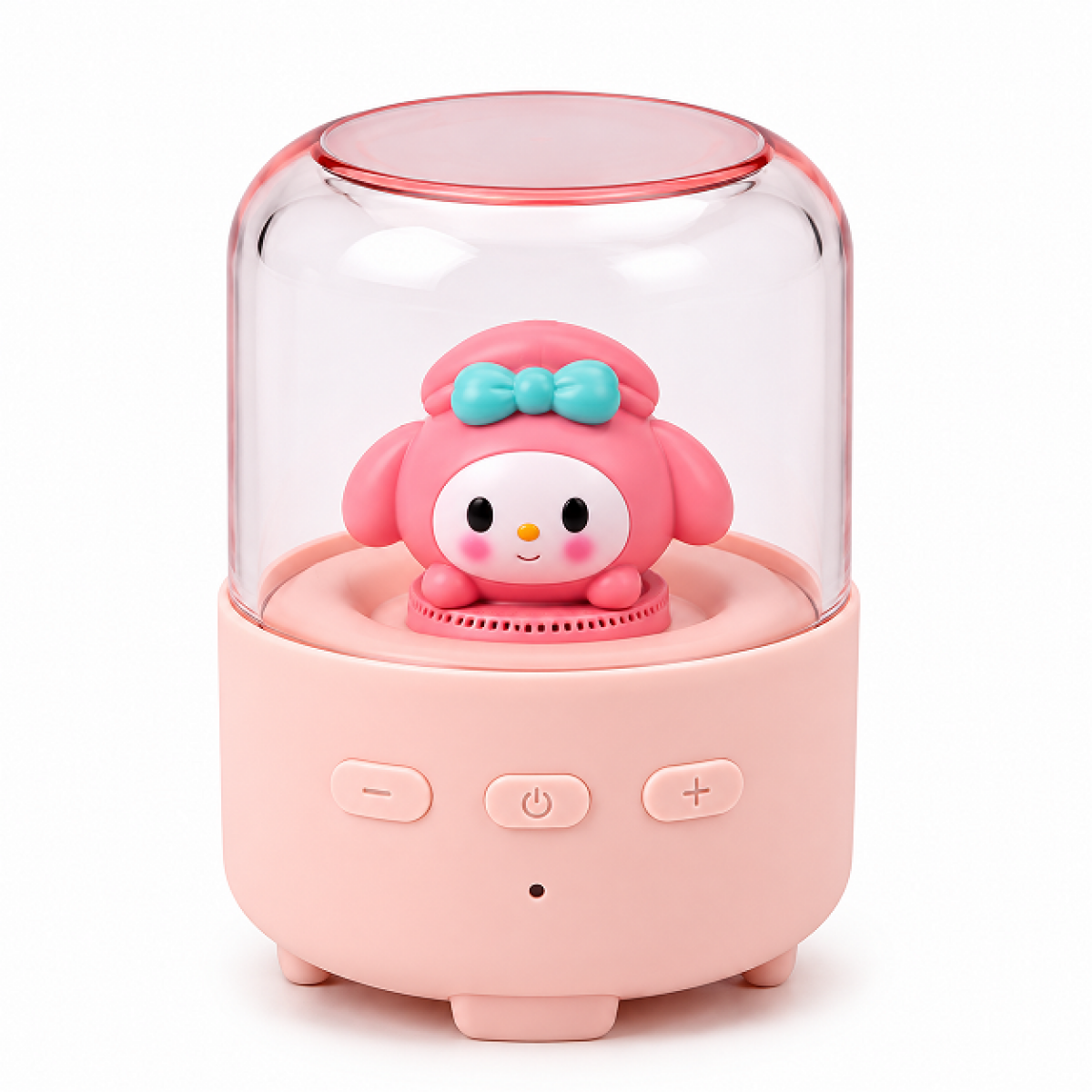 Mini Φορητό Bluetooth Ηχείο με LED Φωτισμό & Kawaii Διακοσμητική Φιγούρα T-251