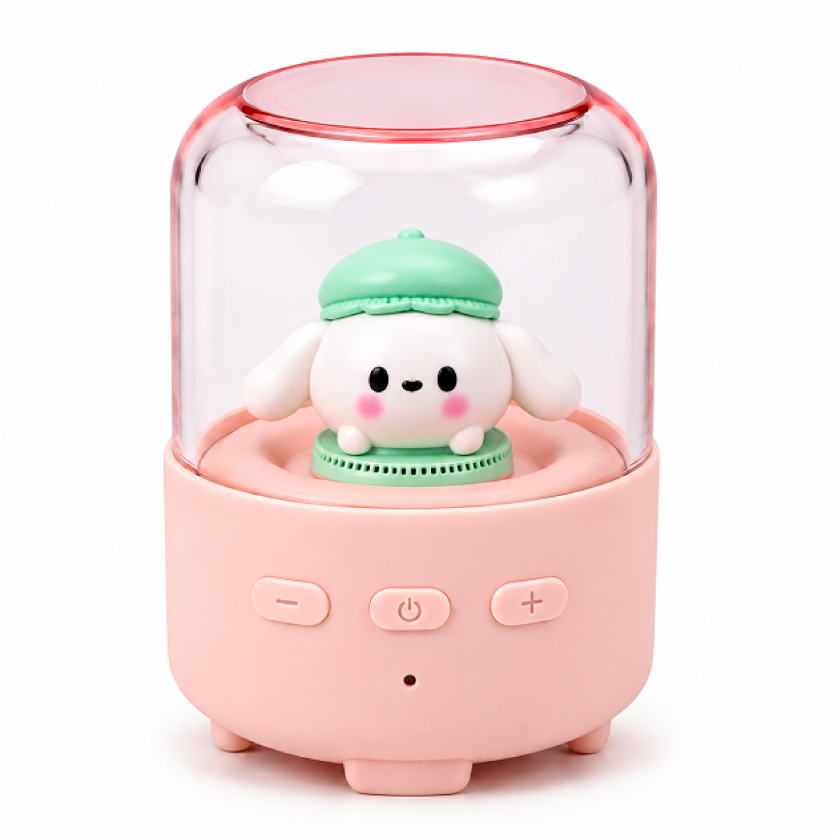 Mini Φορητό Bluetooth Ηχείο με LED Φωτισμό & Kawaii Διακοσμητική Φιγούρα T-251