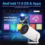 Mini Φορητός Προβολέας με Android 11, WiFi, Bluetooth 5.4 & 2 Ασύρματα Χειριστήρια HY300 MAX - Image 4
