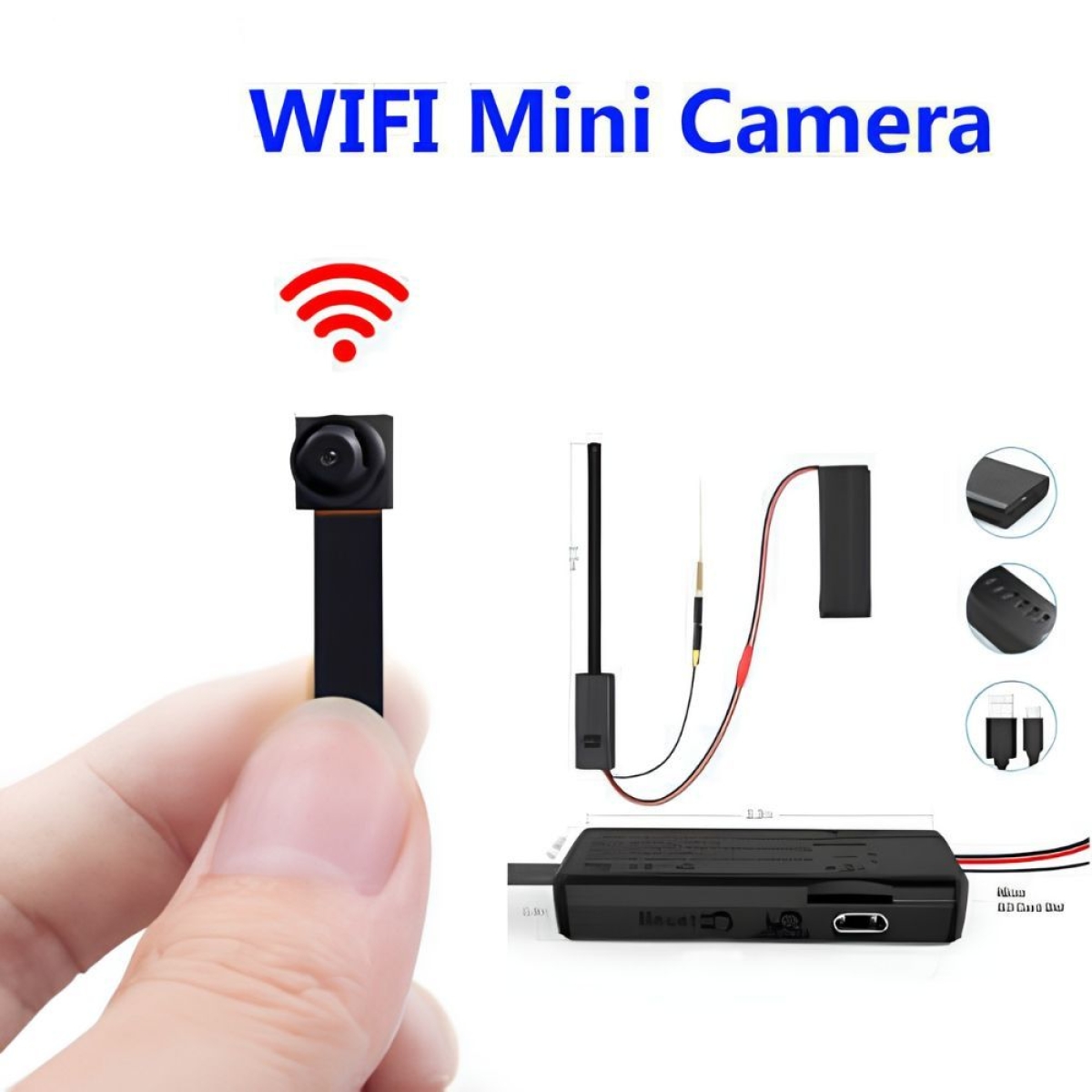 Mini Κάμερα WiFi 1080p με Ανίχνευση Κίνησης