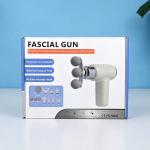 Mini Massage Gun Πιστόλι Μασάζ Σώματος με 6 Επίπεδα Έντασης & 9 Κεφαλές – Fascial Gun - Image 4