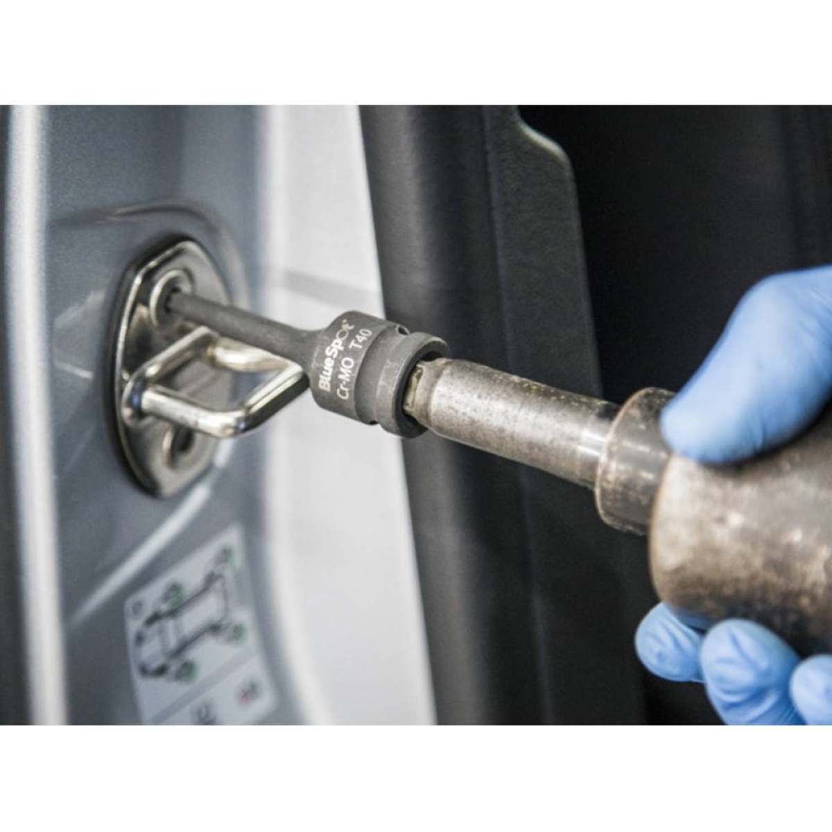 Μύτες Torx Αέρος T30-T80 με Αντάπτορα για Καρυδάκια 1/2" Σετ 8 Τεμαχίων