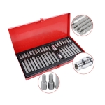 Μύτες Torx, Allen & XZN Spline 30/75mm με Αντάπτορες 3/8" & 1/2" Σετ 40 Τεμαχίων - Image 2