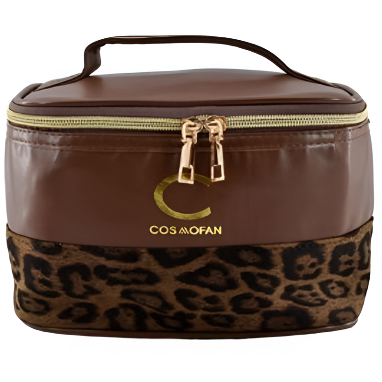 Νεσεσέρ Καλλυντικών Leopard με Χειρολαβή 22.5x14.5x14cm 88848