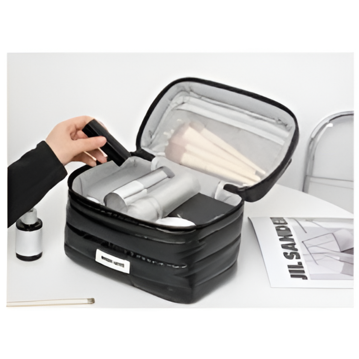 Νεσεσέρ Καλλυντικών Puffer με Χειρολαβή 23x15.5x16.5cm 89013