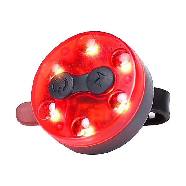Οπίσθιο Επαναφορτιζόμενο Φως Ποδηλάτου USB 6 LED 4 Λειτουργιών CD-75