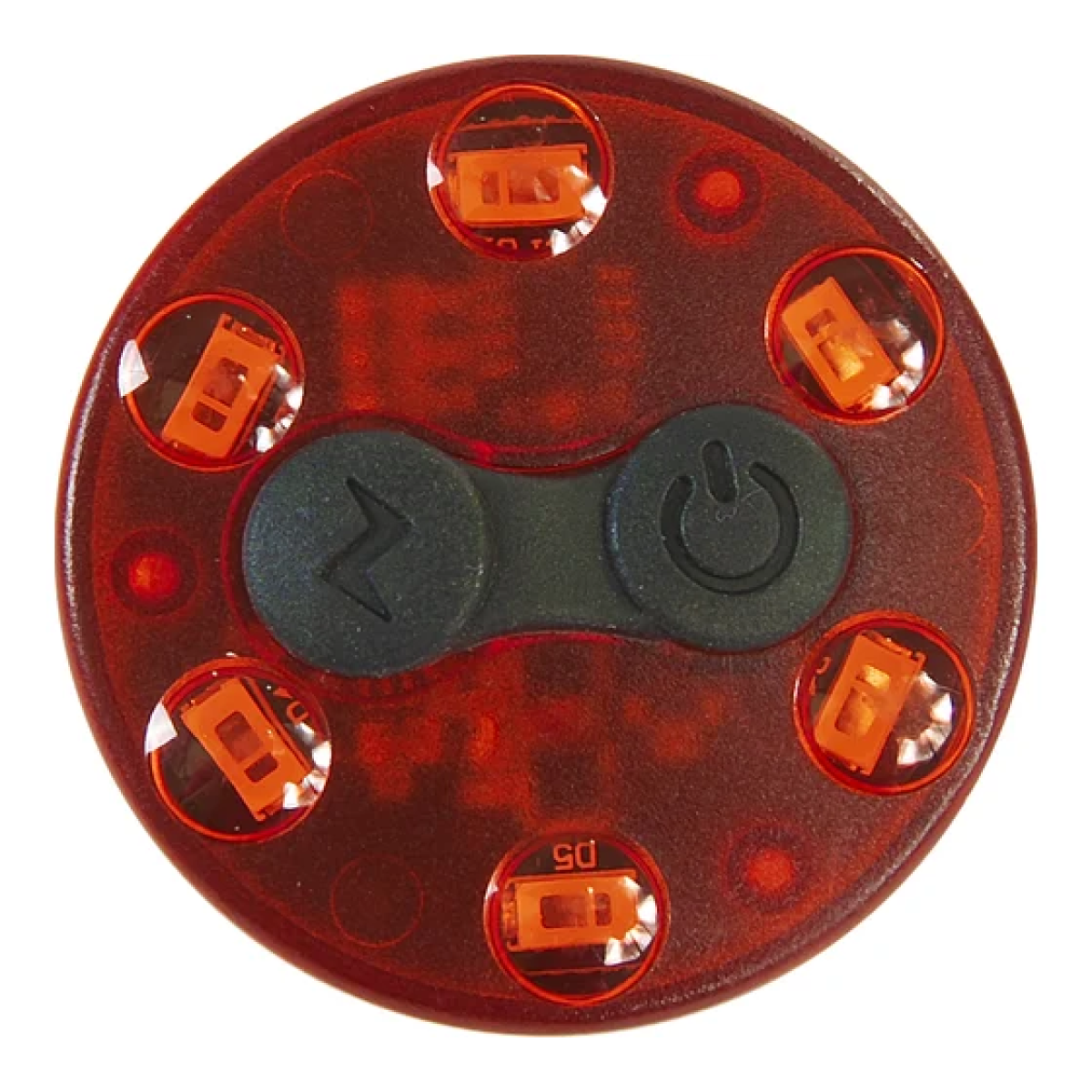 Οπίσθιο Επαναφορτιζόμενο Φως Ποδηλάτου USB 6 LED 4 Λειτουργιών CD-75 - Image 3