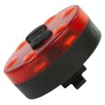 Οπίσθιο Επαναφορτιζόμενο Φως Ποδηλάτου USB 6 LED 4 Λειτουργιών CD-75 - Image 4