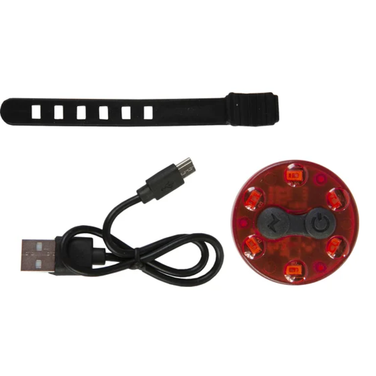 Οπίσθιο Επαναφορτιζόμενο Φως Ποδηλάτου USB 6 LED 4 Λειτουργιών CD-75 - Image 5