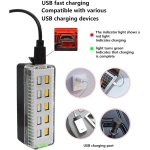 Οπίσθιο Επαναφορτιζόμενο Φως Ποδηλάτου USB CD-80 - Image 3