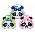 Παιδικός Κουμπαράς Panda με Κλειδαριά & Χερούλι
