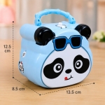 Παιδικός Κουμπαράς Panda με Κλειδαριά & Χερούλι - Image 2