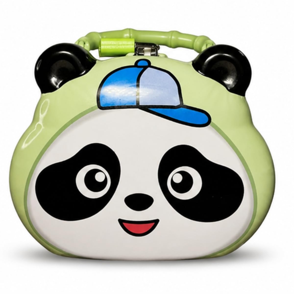 Παιδικός Κουμπαράς Panda με Κλειδαριά & Χερούλι