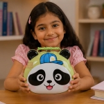 Παιδικός Κουμπαράς Panda με Κλειδαριά & Χερούλι - Image 15