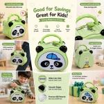 Παιδικός Κουμπαράς Panda με Κλειδαριά & Χερούλι - Image 20