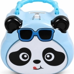 Παιδικός Κουμπαράς Panda με Κλειδαριά & Χερούλι