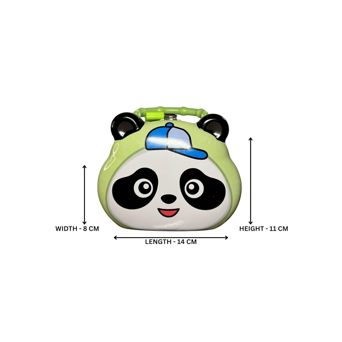 Παιδικός Κουμπαράς Panda με Κλειδαριά & Χερούλι - Image 8