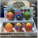 Περιστρεφόμενο 3D Anti Stress Fidget Ball Press & Rotate με Σχέδια Φρούτων - Image 5