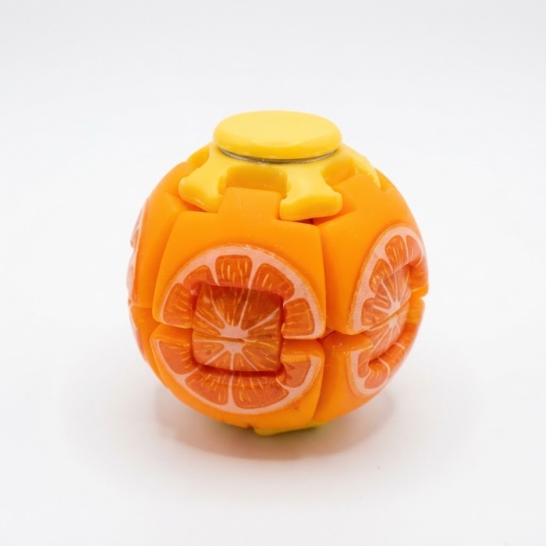 Περιστρεφόμενο 3D Anti Stress Fidget Ball Press & Rotate με Σχέδια Φρούτων