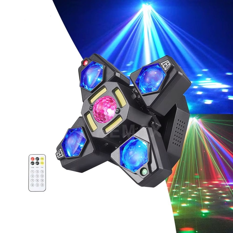 Περιστρεφόμενο Φωτορυθμικό LED DMX 60W 540°
