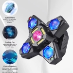 Περιστρεφόμενο Φωτορυθμικό LED DMX 60W 540°