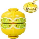 Περιστρεφόμενο Παιχνίδι Αντιστρές Fidget Ball 6cm με Σχέδια Φρούτων & Φαγητών