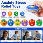 3D Anti Stress Fidget Ball Press & Rotate Super Heroes - Image 9