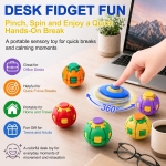 3D Anti Stress Fidget Ball Press & Rotate Super Heroes - Image 6