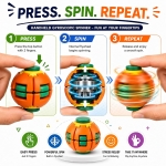 3D Anti Stress Fidget Ball Press & Rotate Super Heroes - Image 5